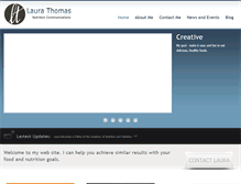 Tablet Screenshot of laurathomasnutrition.com